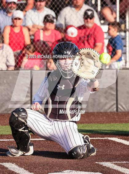Thumbnail 1 in Melissa @ Aledo (UIL 5A D1 Girls Softball State Semi-Final) photogallery.