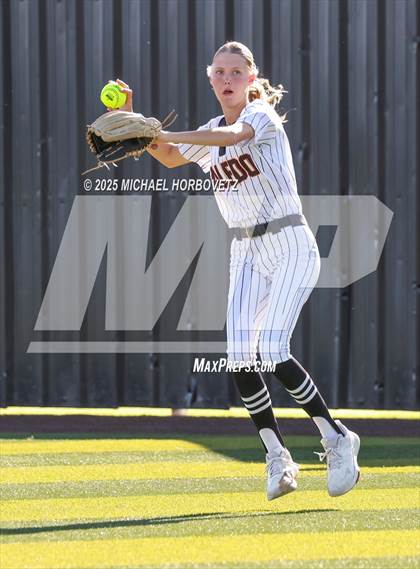 Thumbnail 3 in Melissa @ Aledo (UIL 5A D1 Girls Softball State Semi-Final) photogallery.