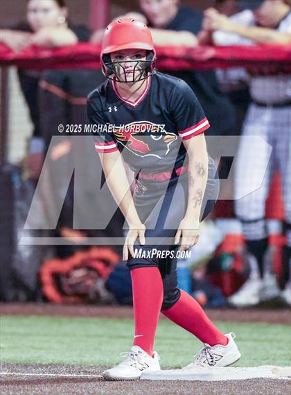 Thumbnail 2 in Melissa @ Aledo (UIL 5A D1 Girls Softball State Semi-Final) photogallery.