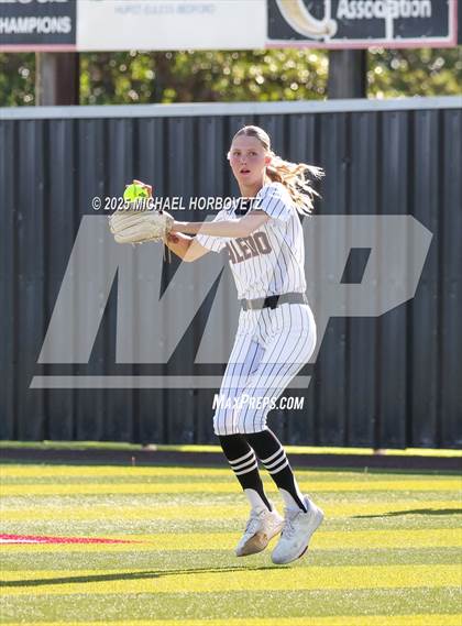 Thumbnail 1 in Melissa @ Aledo (UIL 5A D1 Girls Softball State Semi-Final) photogallery.