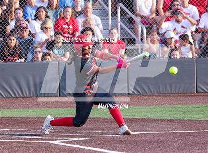 Thumbnail 2 in Melissa @ Aledo (UIL 5A D1 Girls Softball State Semi-Final) photogallery.