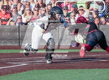 Thumbnail 3 in Melissa @ Aledo (UIL 5A D1 Girls Softball State Semi-Final) photogallery.