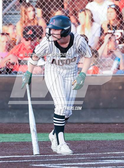 Thumbnail 1 in Melissa @ Aledo (UIL 5A D1 Girls Softball State Semi-Final) photogallery.