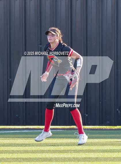 Thumbnail 3 in Melissa @ Aledo (UIL 5A D1 Girls Softball State Semi-Final) photogallery.