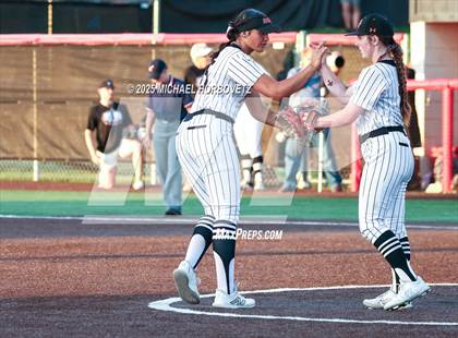 Thumbnail 3 in Melissa @ Aledo (UIL 5A D1 Girls Softball State Semi-Final) photogallery.