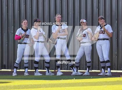Thumbnail 3 in Melissa @ Aledo (UIL 5A D1 Girls Softball State Semi-Final) photogallery.