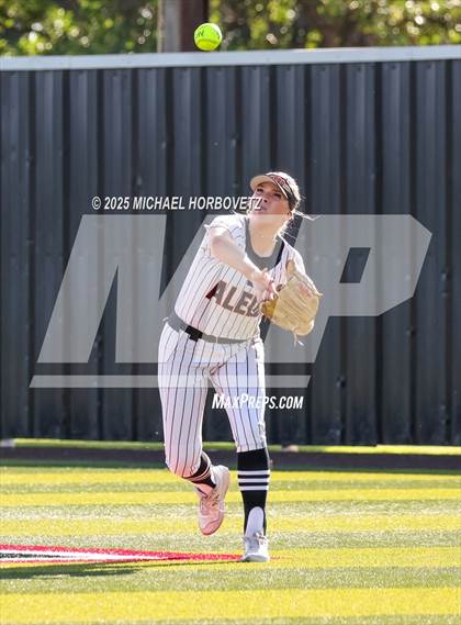 Thumbnail 3 in Melissa @ Aledo (UIL 5A D1 Girls Softball State Semi-Final) photogallery.