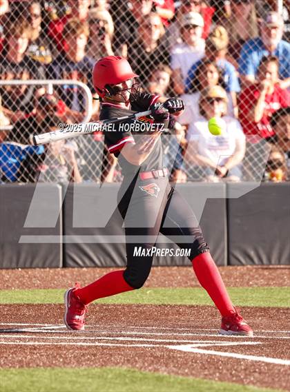 Thumbnail 1 in Melissa @ Aledo (UIL 5A D1 Girls Softball State Semi-Final) photogallery.