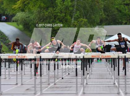 Thumbnail 1 in 50th Annual Loucks Games (Men's 110m High Hurdles) photogallery.