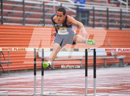 Thumbnail 1 in 50th Annual Loucks Games (Men's 110m High Hurdles) photogallery.