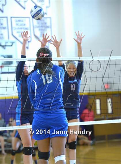 Thumbnail 3 in Xavier College Prep vs. Marymount (Durango Fall Classic) photogallery.
