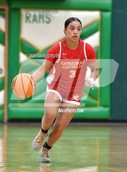 Thumbnail 1 in Cathedral Catholic vs. Centennial (St. Mary's MLK Showcase) photogallery.