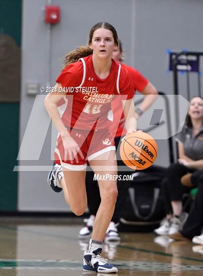 Thumbnail 2 in Cathedral Catholic vs. Centennial (St. Mary's MLK Showcase) photogallery.