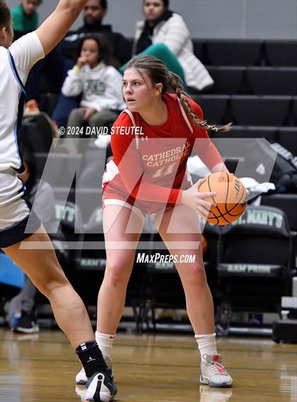 Thumbnail 2 in Cathedral Catholic vs. Centennial (St. Mary's MLK Showcase) photogallery.