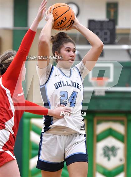 Thumbnail 2 in Cathedral Catholic vs. Centennial (St. Mary's MLK Showcase) photogallery.