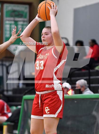Thumbnail 3 in Cathedral Catholic vs. Centennial (St. Mary's MLK Showcase) photogallery.