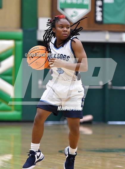 Thumbnail 2 in Cathedral Catholic vs. Centennial (St. Mary's MLK Showcase) photogallery.