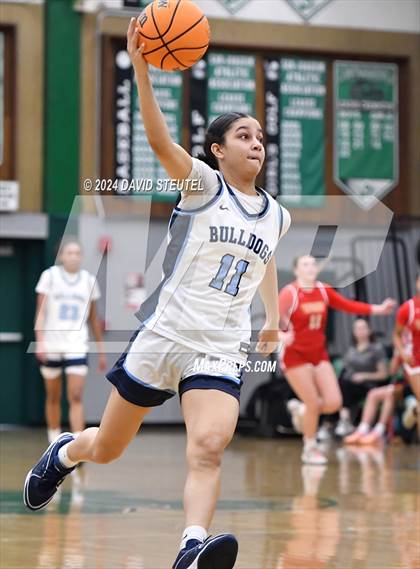 Thumbnail 1 in Cathedral Catholic vs. Centennial (St. Mary's MLK Showcase) photogallery.