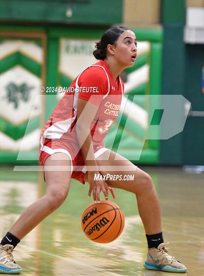 Thumbnail 1 in Cathedral Catholic vs. Centennial (St. Mary's MLK Showcase) photogallery.