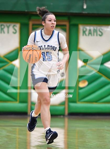 Thumbnail 2 in Cathedral Catholic vs. Centennial (St. Mary's MLK Showcase) photogallery.