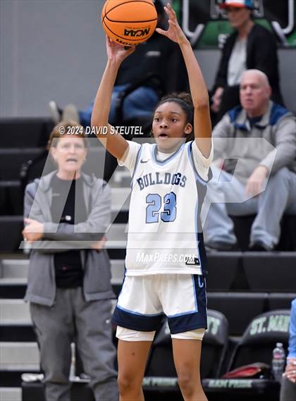 Thumbnail 2 in Cathedral Catholic vs. Centennial (St. Mary's MLK Showcase) photogallery.