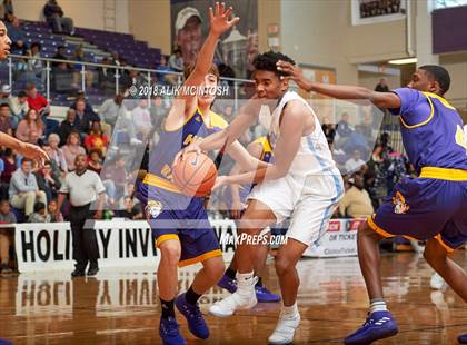 Thumbnail 3 in Panther Creek vs. Word of God Christian Academy (John Wall Holiday Invitational) photogallery.