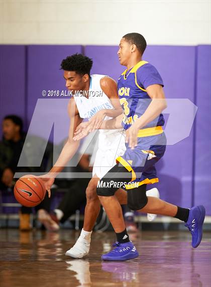 Thumbnail 2 in Panther Creek vs. Word of God Christian Academy (John Wall Holiday Invitational) photogallery.