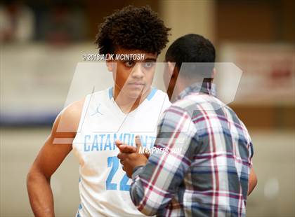 Thumbnail 2 in Panther Creek vs. Word of God Christian Academy (John Wall Holiday Invitational) photogallery.