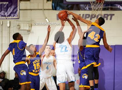 Thumbnail 2 in Panther Creek vs. Word of God Christian Academy (John Wall Holiday Invitational) photogallery.