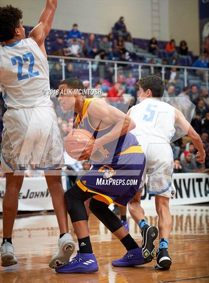 Thumbnail 1 in Panther Creek vs. Word of God Christian Academy (John Wall Holiday Invitational) photogallery.