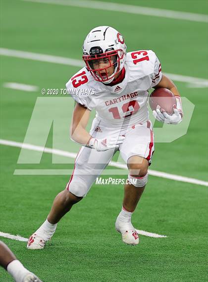Thumbnail 1 in Carthage vs. Gilmer (UIL 4A Division 2 State Final) photogallery.