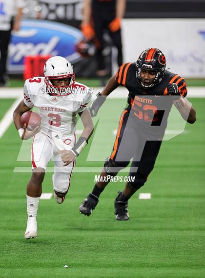 Thumbnail 3 in Carthage vs. Gilmer (UIL 4A Division 2 State Final) photogallery.