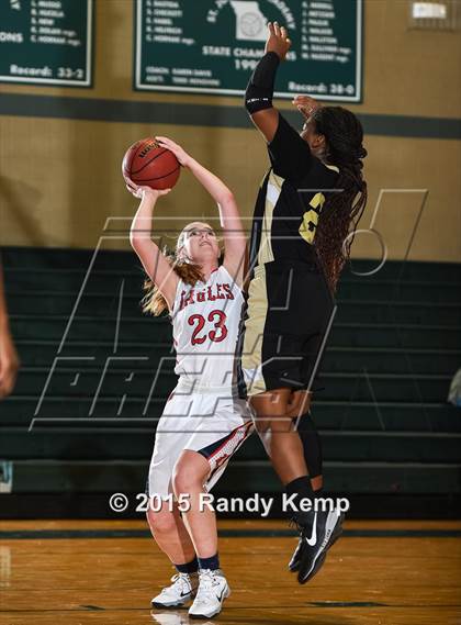 Thumbnail 2 in  Carnahan vs Liberty (St. Joseph's Academy Shootout) photogallery.