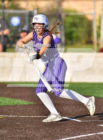 Thumbnail 2 in Jefferson vs. Mount Vernon (UIL Softball 3A Area Playoff) photogallery.