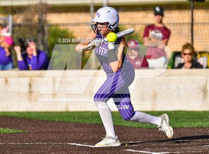 Thumbnail 2 in Jefferson vs. Mount Vernon (UIL Softball 3A Area Playoff) photogallery.