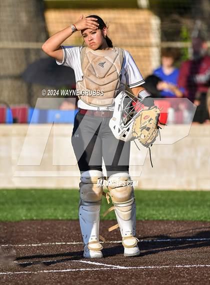Thumbnail 1 in Jefferson vs. Mount Vernon (UIL Softball 3A Area Playoff) photogallery.