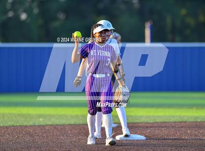 Thumbnail 1 in Jefferson vs. Mount Vernon (UIL Softball 3A Area Playoff) photogallery.