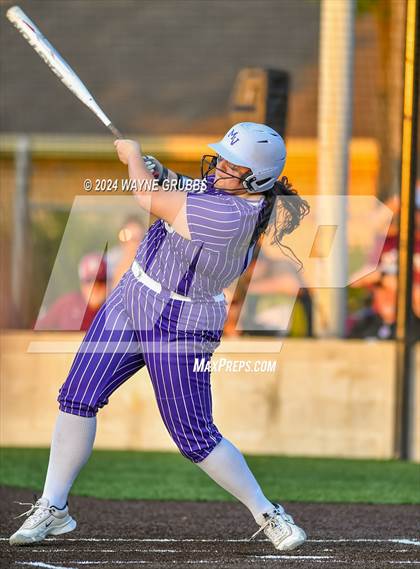 Thumbnail 3 in Jefferson vs. Mount Vernon (UIL Softball 3A Area Playoff) photogallery.
