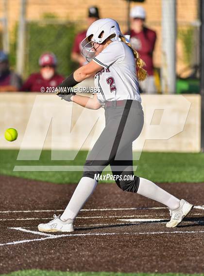 Thumbnail 3 in Jefferson vs. Mount Vernon (UIL Softball 3A Area Playoff) photogallery.