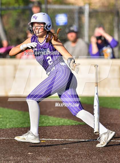 Thumbnail 3 in Jefferson vs. Mount Vernon (UIL Softball 3A Area Playoff) photogallery.