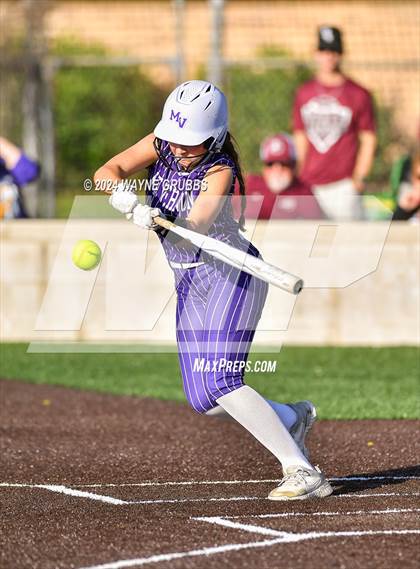 Thumbnail 1 in Jefferson vs. Mount Vernon (UIL Softball 3A Area Playoff) photogallery.