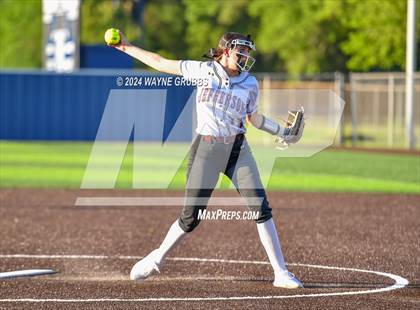 Thumbnail 3 in Jefferson vs. Mount Vernon (UIL Softball 3A Area Playoff) photogallery.