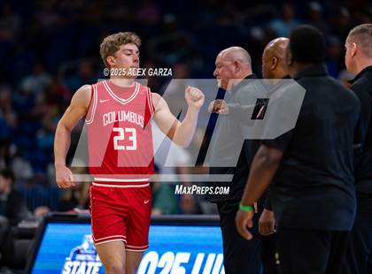 Thumbnail 3 in Columbus vs. Tatum (UIL 3A Basketball Division I Final) photogallery.
