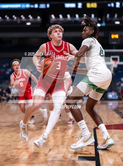 Thumbnail 2 in Columbus vs. Tatum (UIL 3A Basketball Division I Final) photogallery.