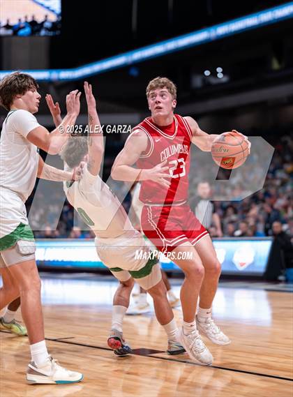 Thumbnail 2 in Columbus vs. Tatum (UIL 3A Basketball Division I Final) photogallery.