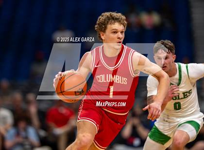 Thumbnail 1 in Columbus vs. Tatum (UIL 3A Basketball Division I Final) photogallery.