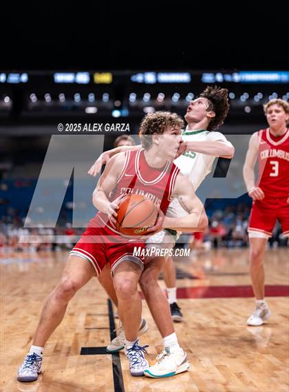 Thumbnail 2 in Columbus vs. Tatum (UIL 3A Basketball Division I Final) photogallery.