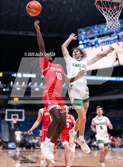 Thumbnail 1 in Columbus vs. Tatum (UIL 3A Basketball Division I Final) photogallery.