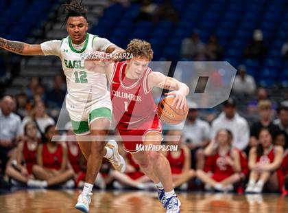 Thumbnail 1 in Columbus vs. Tatum (UIL 3A Basketball Division I Final) photogallery.