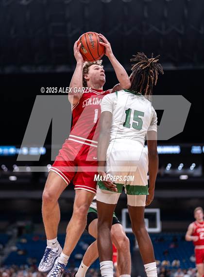 Thumbnail 2 in Columbus vs. Tatum (UIL 3A Basketball Division I Final) photogallery.